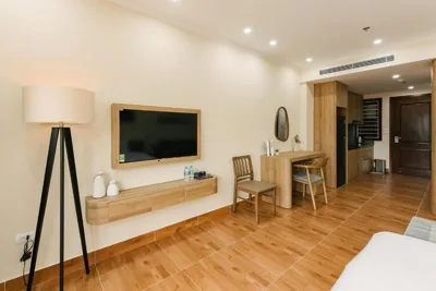 Apartment mit einem Schlafzimmer und Stadtblick — Railway Apartment & Spa